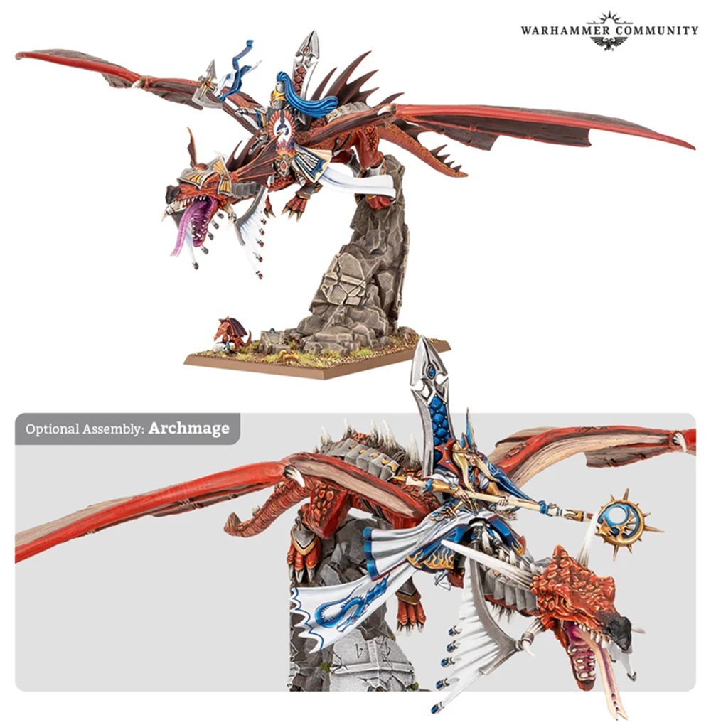 WARHAMMER Lord on Dragon ウォーハンマー Warhammer: The Old World - High Elf Realms: Lord on Dragon