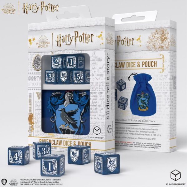 Q-Workshop Harry Potter Ravenclaw Dice & Pouch