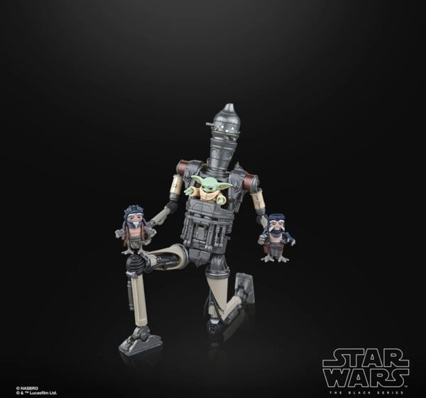 Star Wars The Black Series The Mandalorian IG-12 & Grogu Hasbro Figure