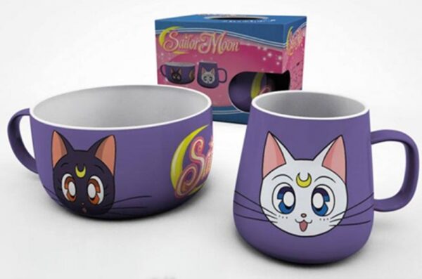 Sailor Moon Luna & Artemis 2 in 1 Breakfast Gift Set