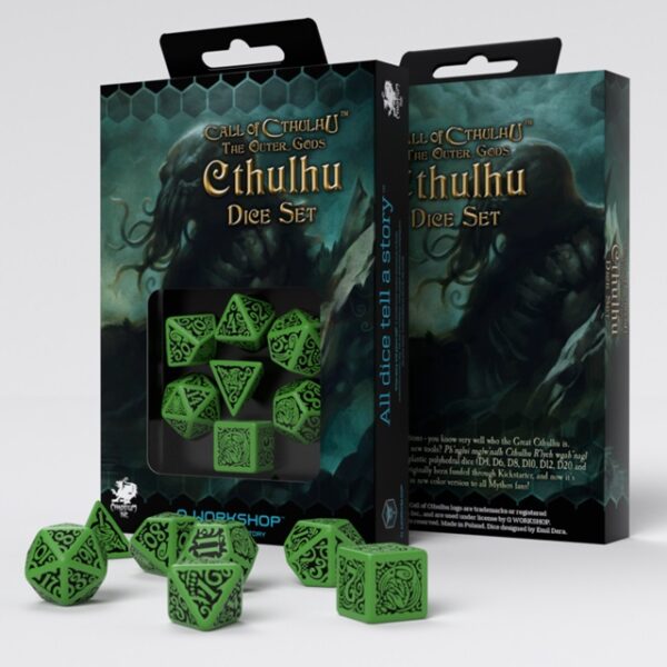 Q-Workshop Call of Cthulhu The Outer Gods Cthulhu Dice Set