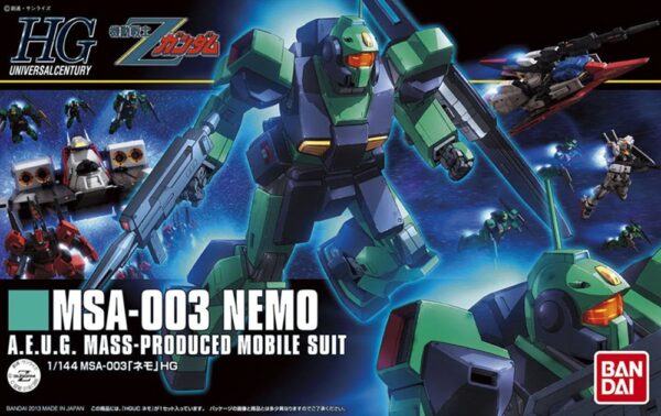 Gundam MSA-003 Nemo HGUC 1/144 Bandai Model Kit
