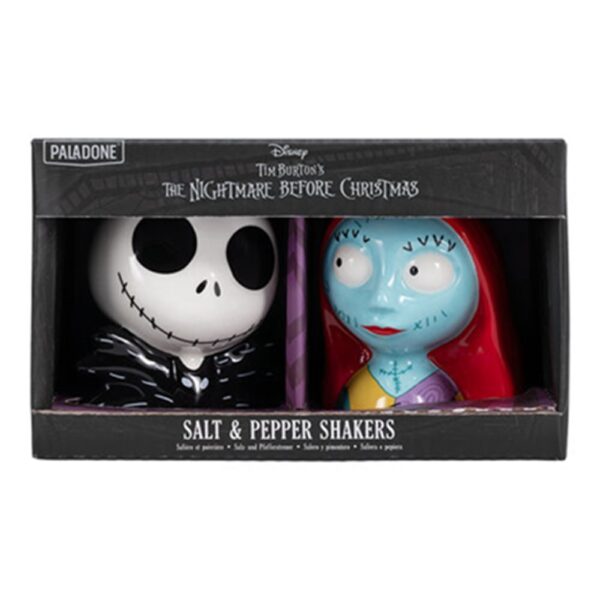 Disney Nightmare Before Christmas Jack & Sally Salt & Pepper Shakers Set