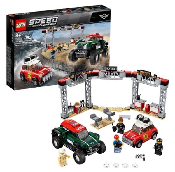 LEGO Speed Champions 75894 1967 Mini Cooper S Rally and 2018 MINI John Cooper Works Buggy