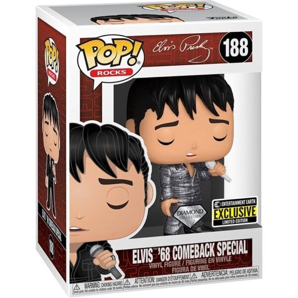 Funko POP! Elvis Presley N° 188 - Elvis '68 Comeback Special