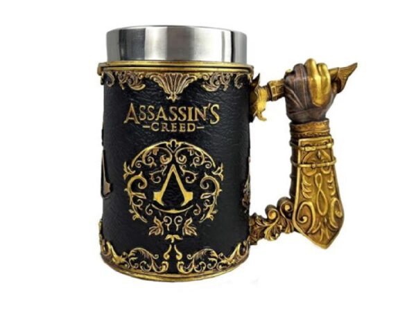 Assassin's Creed Black & Gold Tankard