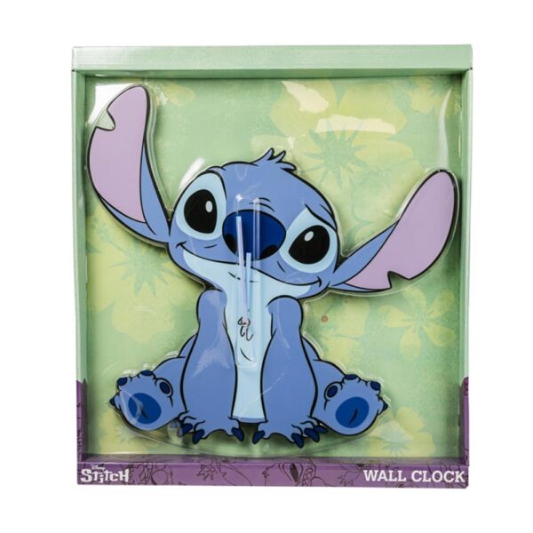 Disney Stitch Shaped Wall Clock 21"