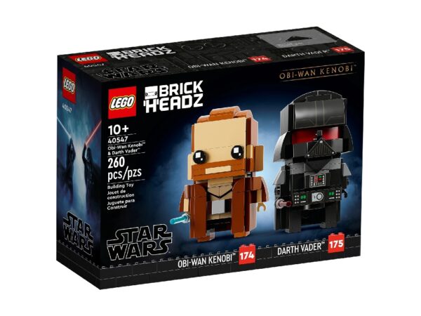 LEGO BrickHeadz 40547 Obi-Wan Kenobi and Darth Vader