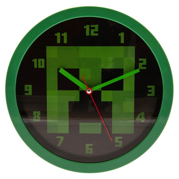 Minecraft Creeper Wall Clock