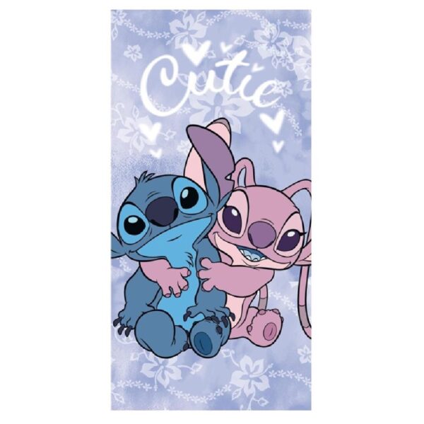 Disney Stitch & Angel "Cutie" Beach Towel 70x140cm