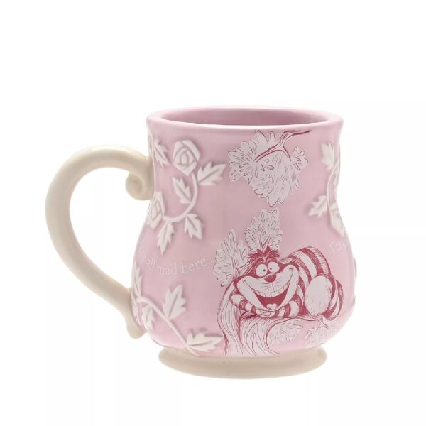 Disney Alice In Wonderland Cheshire Cat Embossed Mug