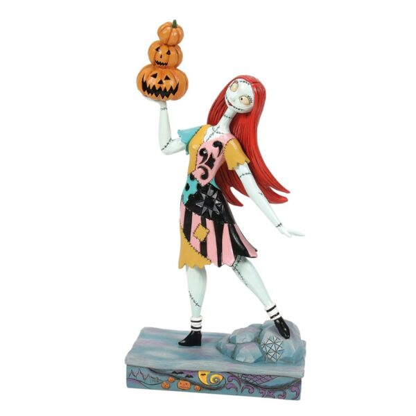Disney Nightmare Before Christmas A Stack of Jacks Sally with Pumpkins Enesco Traditions Figurine