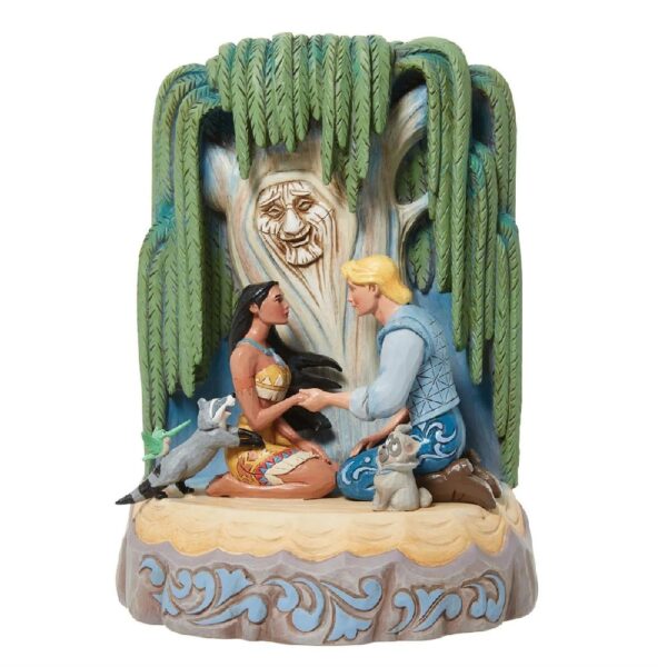 Disney Pocahontas Carved By Heart Enesco Traditions Figurine