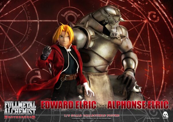 Fullmetal Alchemist: Brotherhood Alphonse Elric & Edward Elric Sixth Scale Threezero Figure