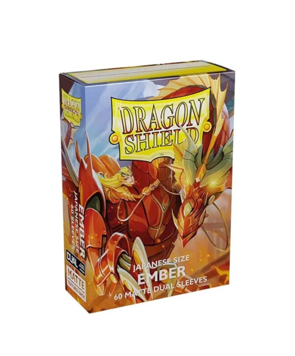 Dragon Shield Matte Ember Japanese Dual Sleeves (60 Sleeves)