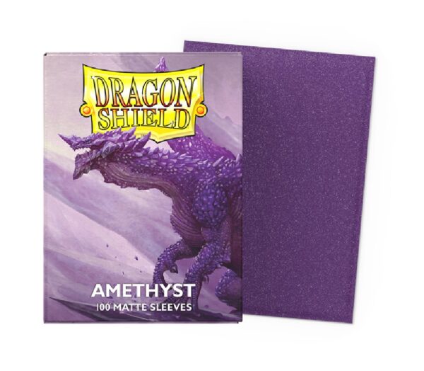 Dragon Shield Matte Art Amethyst Standard Sleeves (100 Sleeves)