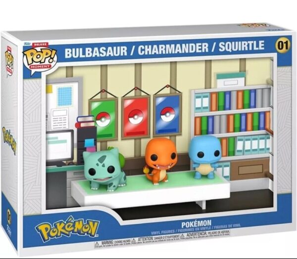 Funko POP! Pokemon N° 01 - Bulbasaur / Charmander / Squirtle