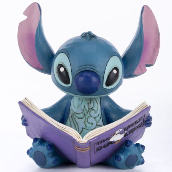 Disney Stitch Reading Book Enesco Traditions Figurine