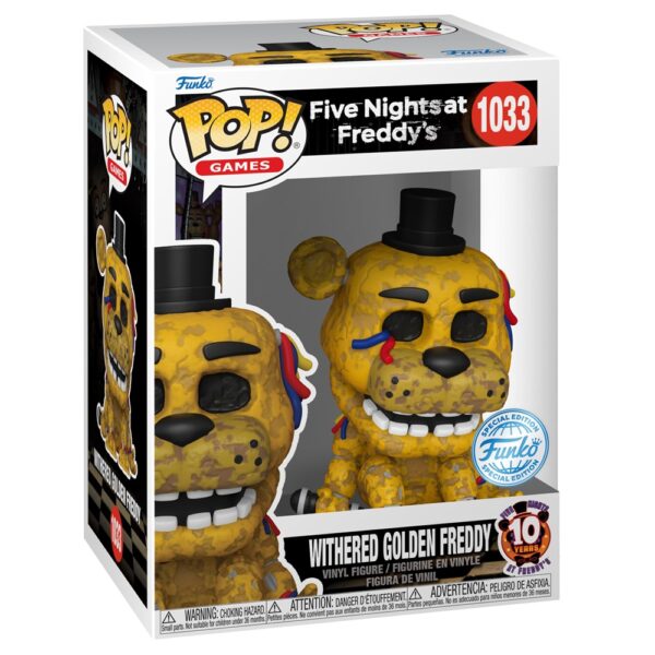 Funko POP! Five Nights At Freddy's N° 1033 - Withered Golden Freddy