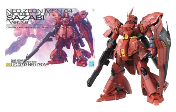Gundam MSN-04 Sazabi Ver.KA Master Grade Bandai Model Kit