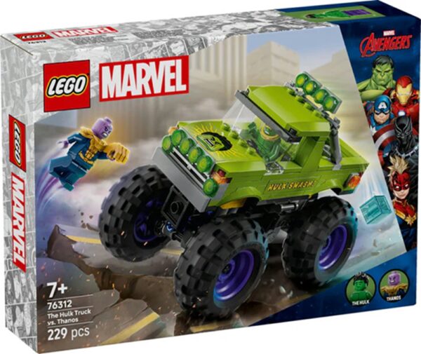 LEGO Marvel 76312 The Hulk Truck vs Thanos