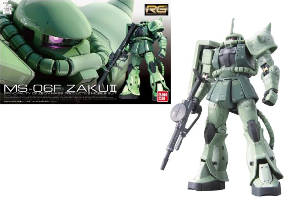Gundam MS-06F Zaku II RG 1/144 Bandai Model Kit