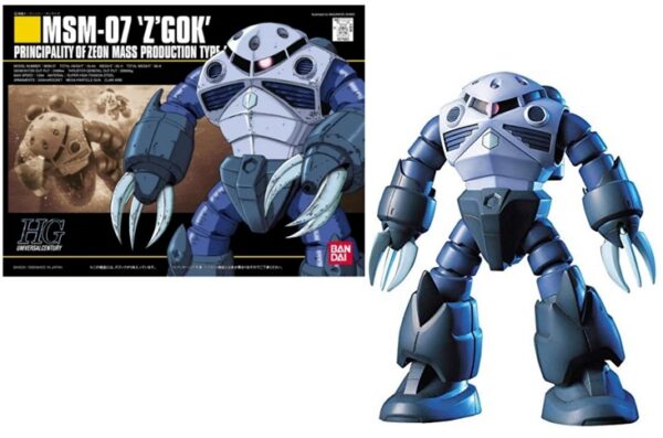 Gundam MSM-07 Z'Gok Zeon Mass Production HGUC 1/144 Bandai Model Kit