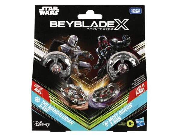 Beyblade X Star Wars Multipack: The Mandalorian 3-60F Vs Moff Gideon 3-80N