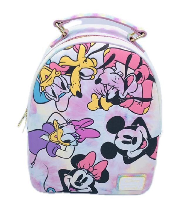 Disney Mickey Friends Tiedye Loungefly Backpack