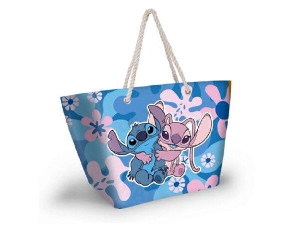 Disney Stitch & Angel Hug Beach Bag 52x37x17cm