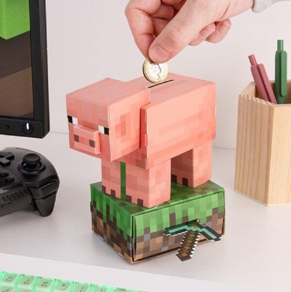 Minecraft Pig Money Box Kit