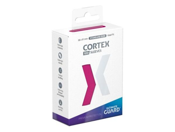 Ultimate Guard Pink Cortex Sleeves Standard Size (100 Sleeves)