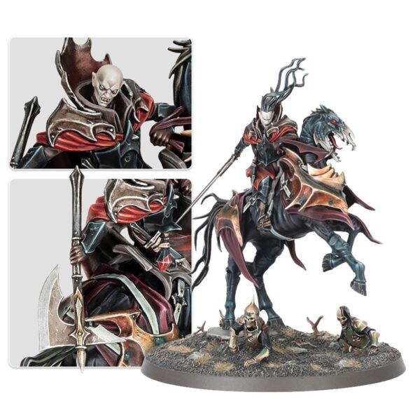 Warhammer Age Of Sigmar Soulblight Gravelords Vampire Lord On Nightmare Steed (91-82)