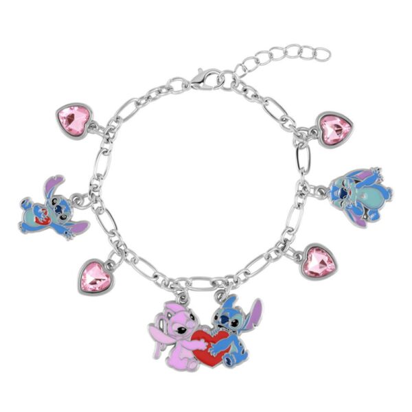 Disney Stitch & Angel Love Bracelet + Charms