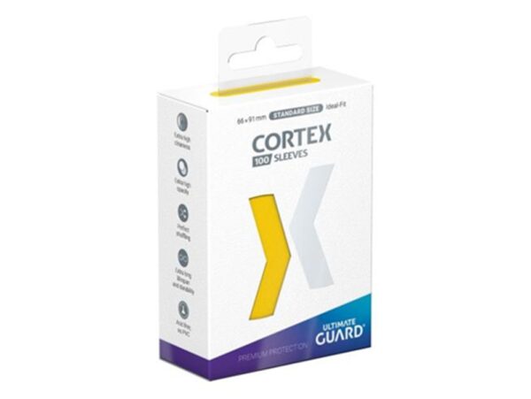 Ultimate Guard Yellow Cortex Sleeves Standard Size (100 Sleeves)