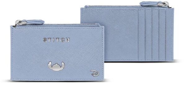 Disney Stitch Blue Pouch Wallet + Cards Holder