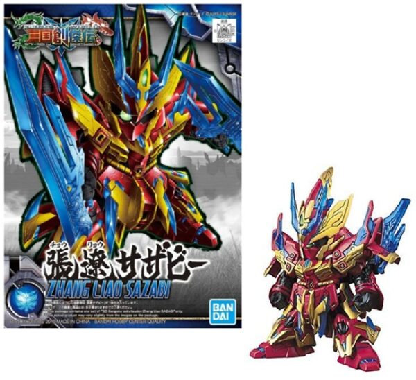 Gundam Sangoku Soketsuden Zhang Liao Sazabi SD Bandai Model Kit