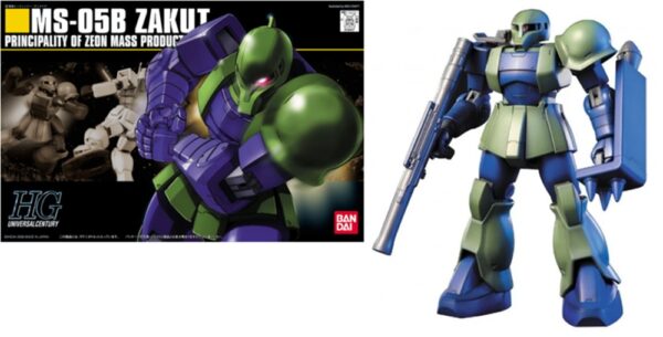 Gundam Zaku I HGUC 1/144 Bandai Model Kit
