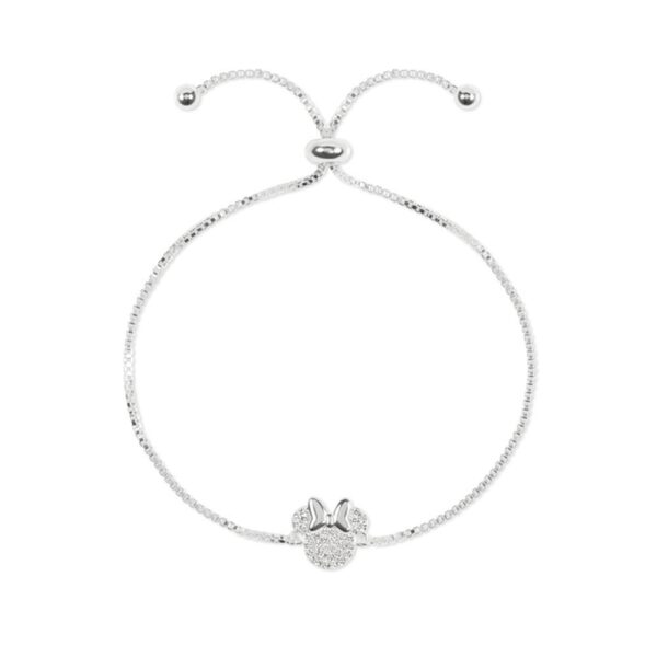 Disney Minnie Adjustable Bracelet + Crystal Pendant