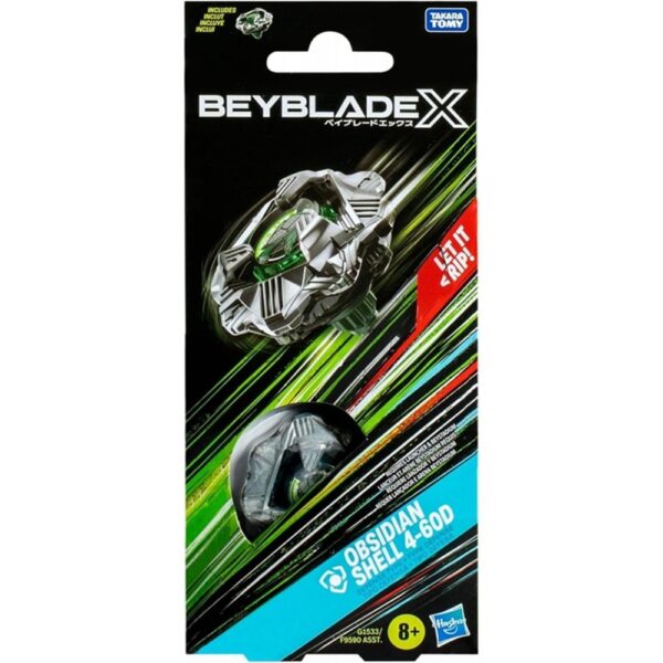 Beyblade X Obsidian Shell 4-60D