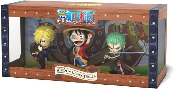 One Piece Luffy, Zoro, Sanji Triple Pack Figure