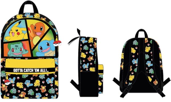 Pokemon Starter 2 Compartments Backpack 42x30x18cm