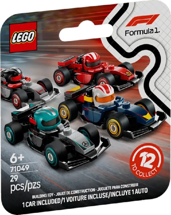 LEGO Minifigures 71049 F1 Collectible Race Cars (1 Mystery Pack)