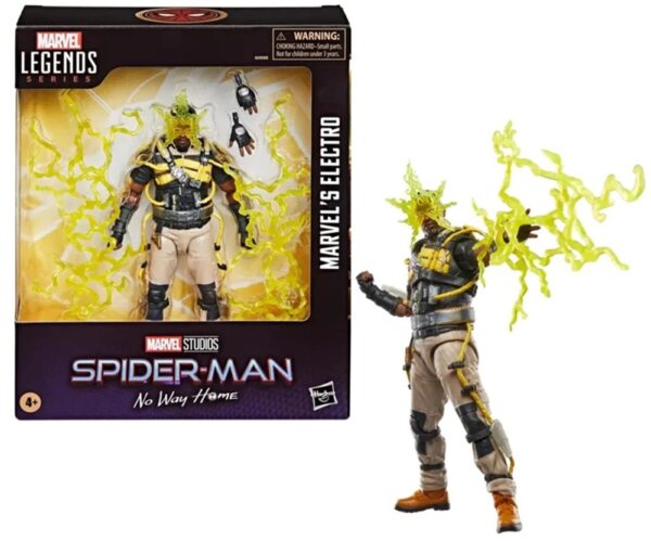 Marvel Legends Series Spider-Man No Way Home Marvel's Electro Hasbro Figure