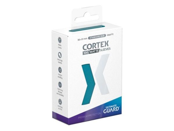 Ultimate Guard Petrol Cortex Sleeves Matte Standard Size (100 Sleeves)