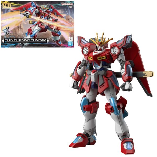 Gundam Shin Burning Gundam HG 1/144 Bandai Model Kit