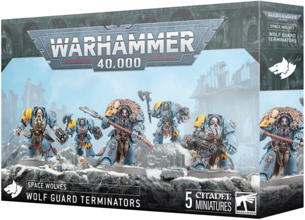 Warhammer 40,000 Space Wolves Wolf Guard Terminators (53-36)