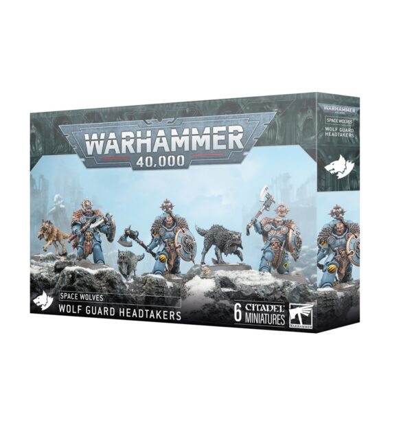 Warhammer 40,000 Space Wolves Wolf Guard Headtakers (53-29)