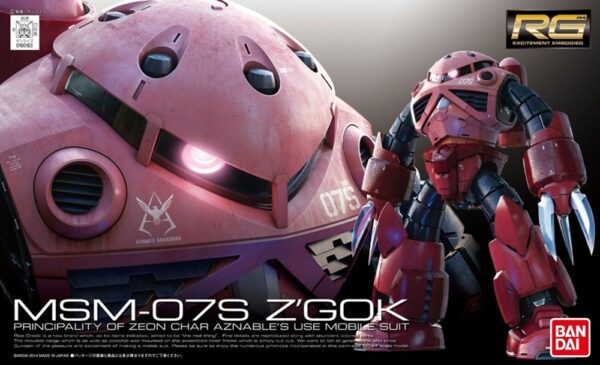Gundam MSM-07S Z'Gok RG 1/144 Bandai Model Kit