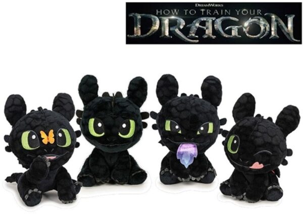 How To Train Your Dragon Toothless Plush 30cm